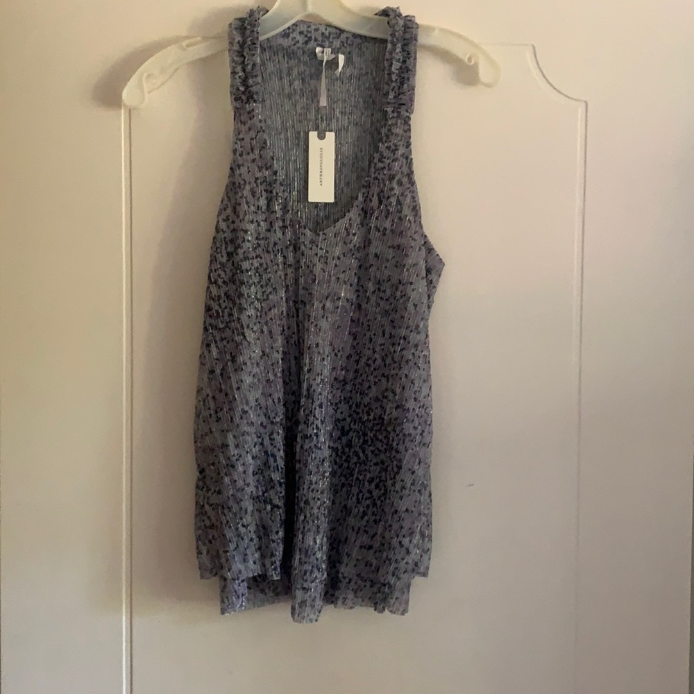 Anthropologie shimmer top